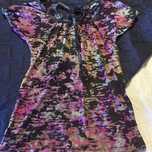 Super soft multi-color top